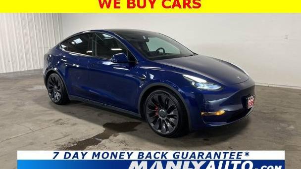 TESLA MODEL Y 2021 5YJYGDEF7MF230483 image